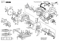 Bosch 0 601 569 742 GKS 54 CE Un-Hd Port. Circular Saw 240 V / GB Spare Parts GKS54CE